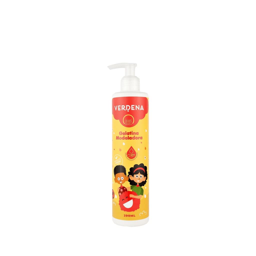 Gelatina Modeladora de Cachos - Verdena Baby Definição e fixação de cachos Leve e Natural