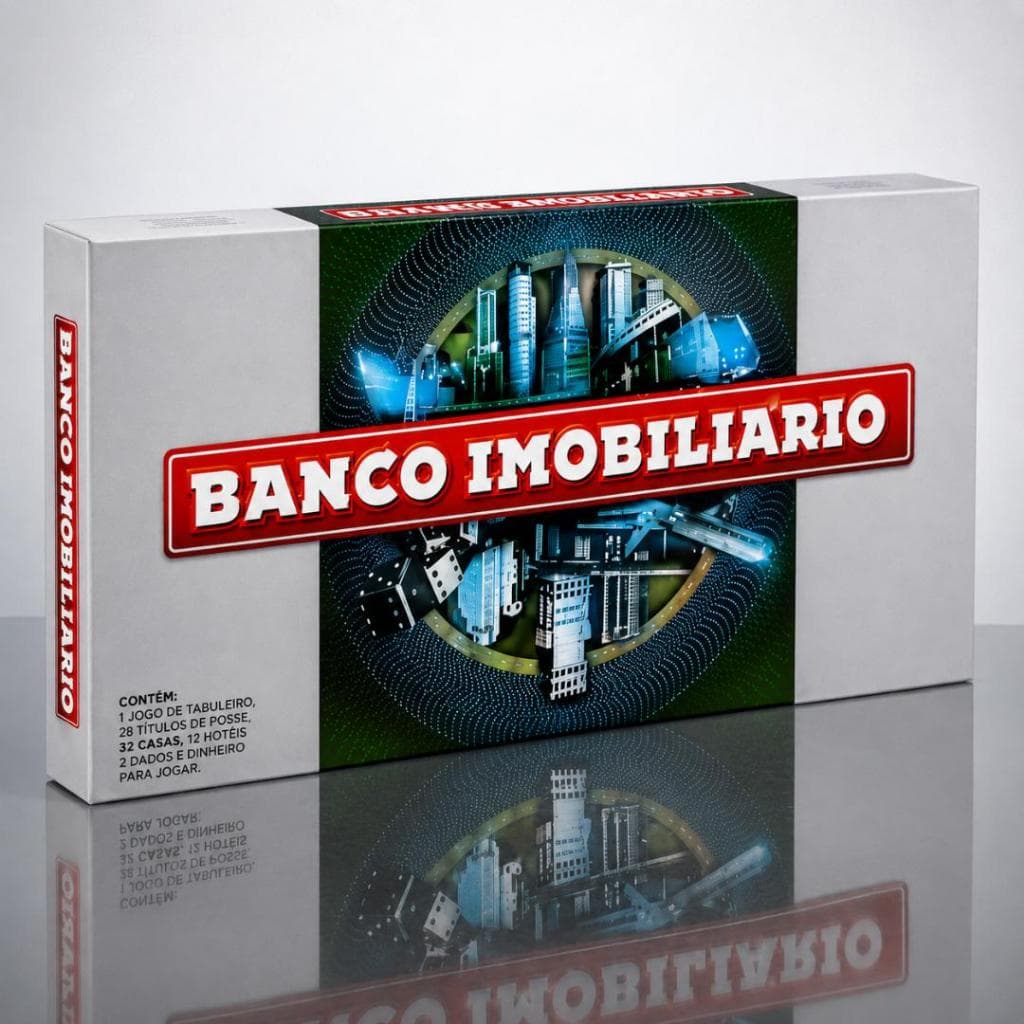 Banco Imobiliário Original – Jogo de Tabuleiro para Família em Promoção