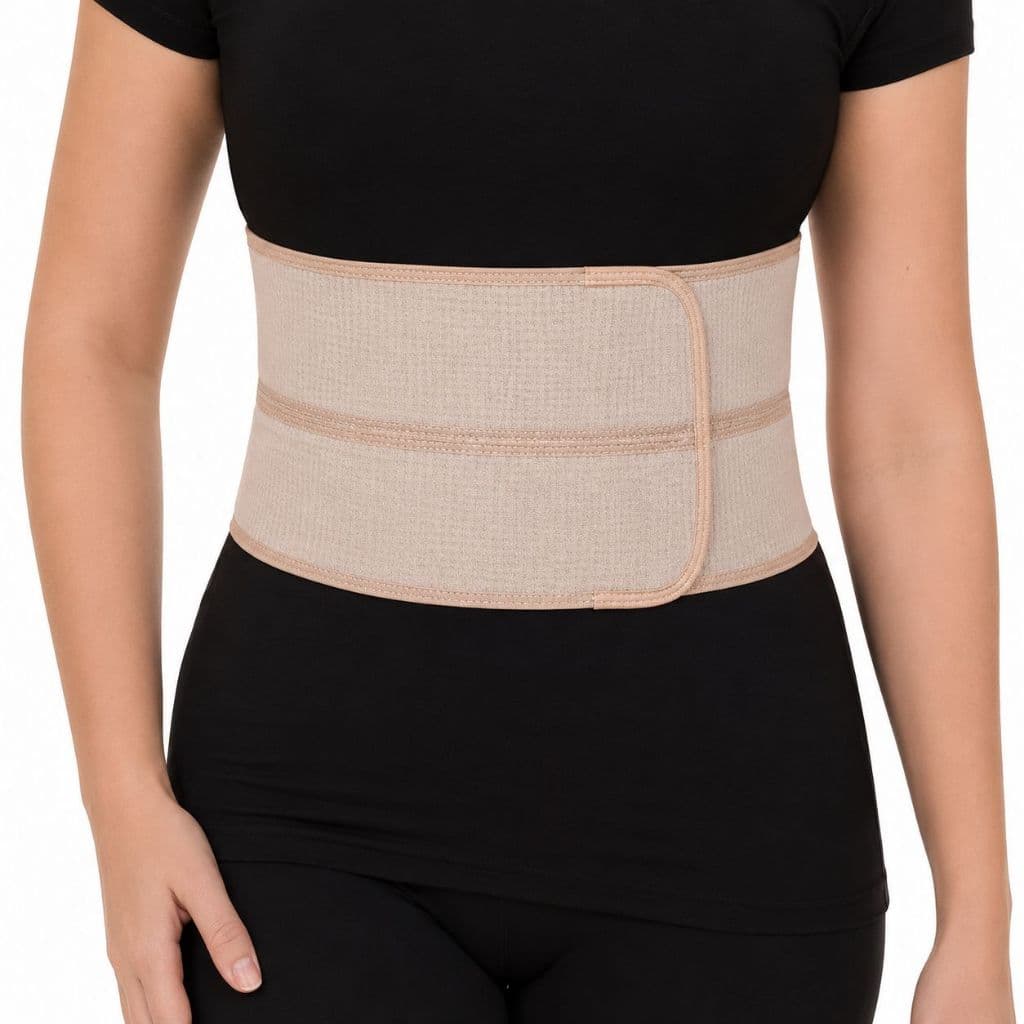 Cinta Faixa Abdominal Elástica 2 Gomos Painéis P M G