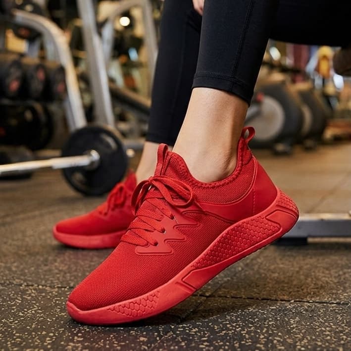 Tênis Academia Masculino Feminino Tecido Respirável Leve Macio Confortável Caminhada Fitness