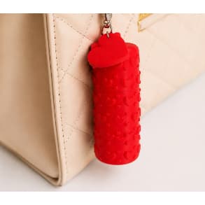 Porta Batom Chaveiro Coração | Estojo Batom para Bolsa | Organizador Maquiagem