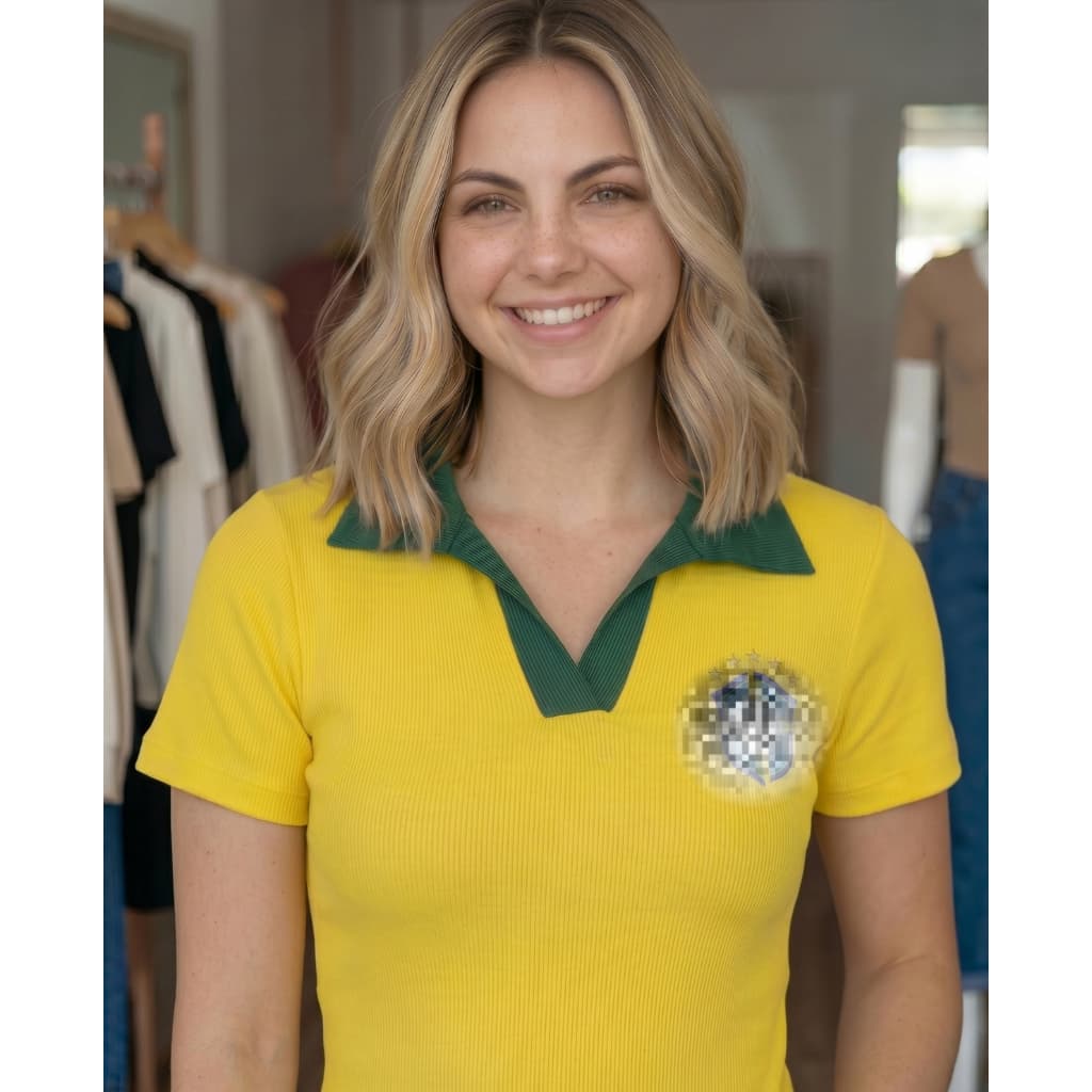 Blusa Camisa Feminina do Brasil Estilosa Ribana Canelada Premium Elegante veste 36 ao 48 blusa torcedor