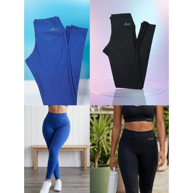 Kit 2 calça Legging fitness feminina  pesponto no gavião Supplex Premium Cós Alto  ZERO TRANSPARÊNCIA faniby fitness