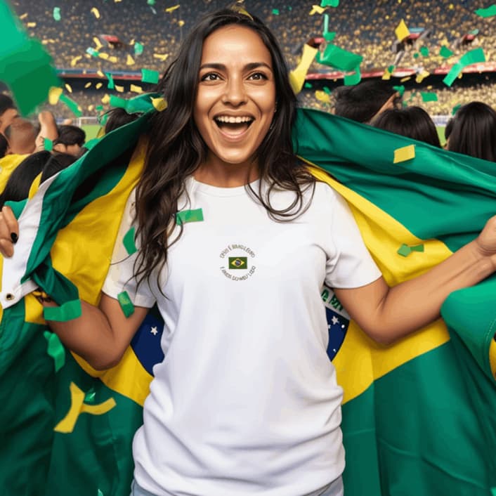 Camiseta T-Shirt Unissex Premium Algodão 100% Lisa Casual Confortável e Tradicional Copa Brasil