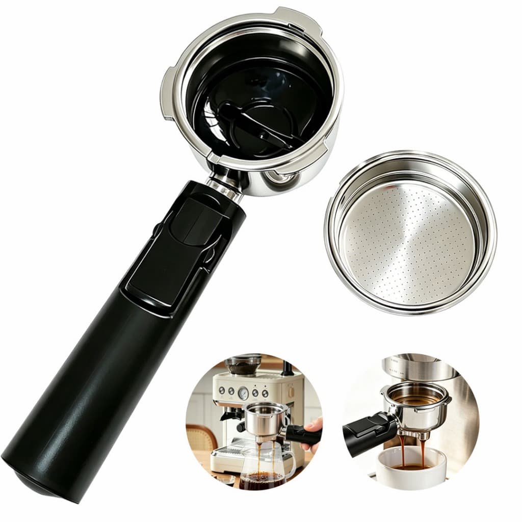 Porta-Filtro De Café Com Fundo De 51mm Para Cafeteira Profissional Espresso