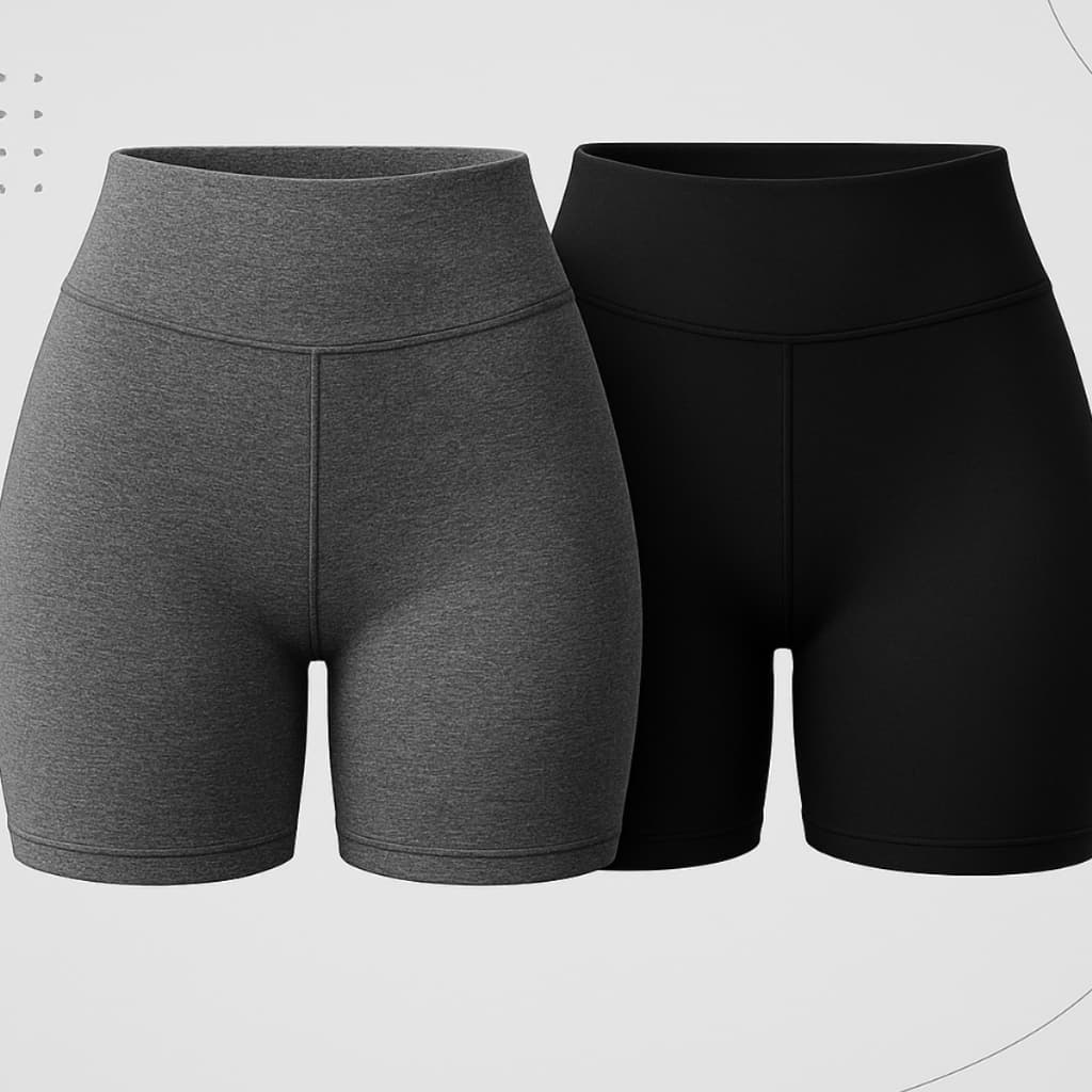Shorts Curto Academia Corrida Fitness Malhação Caminhada Bermuda Feminina Legging Leg