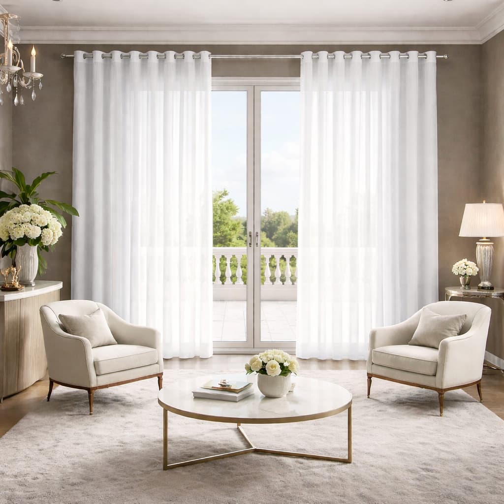 Cortina Letícia 4,00 x 2,50 | Cortina Elegante, Estilo e Conforto para Sala, Quarto e Escritório