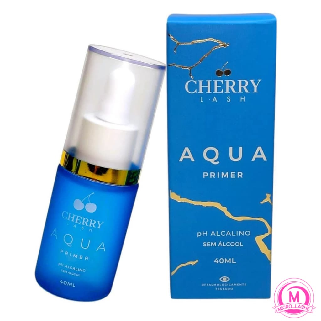 Aqua Primer Cherry Lash Profissional Para Extensão De Cílios