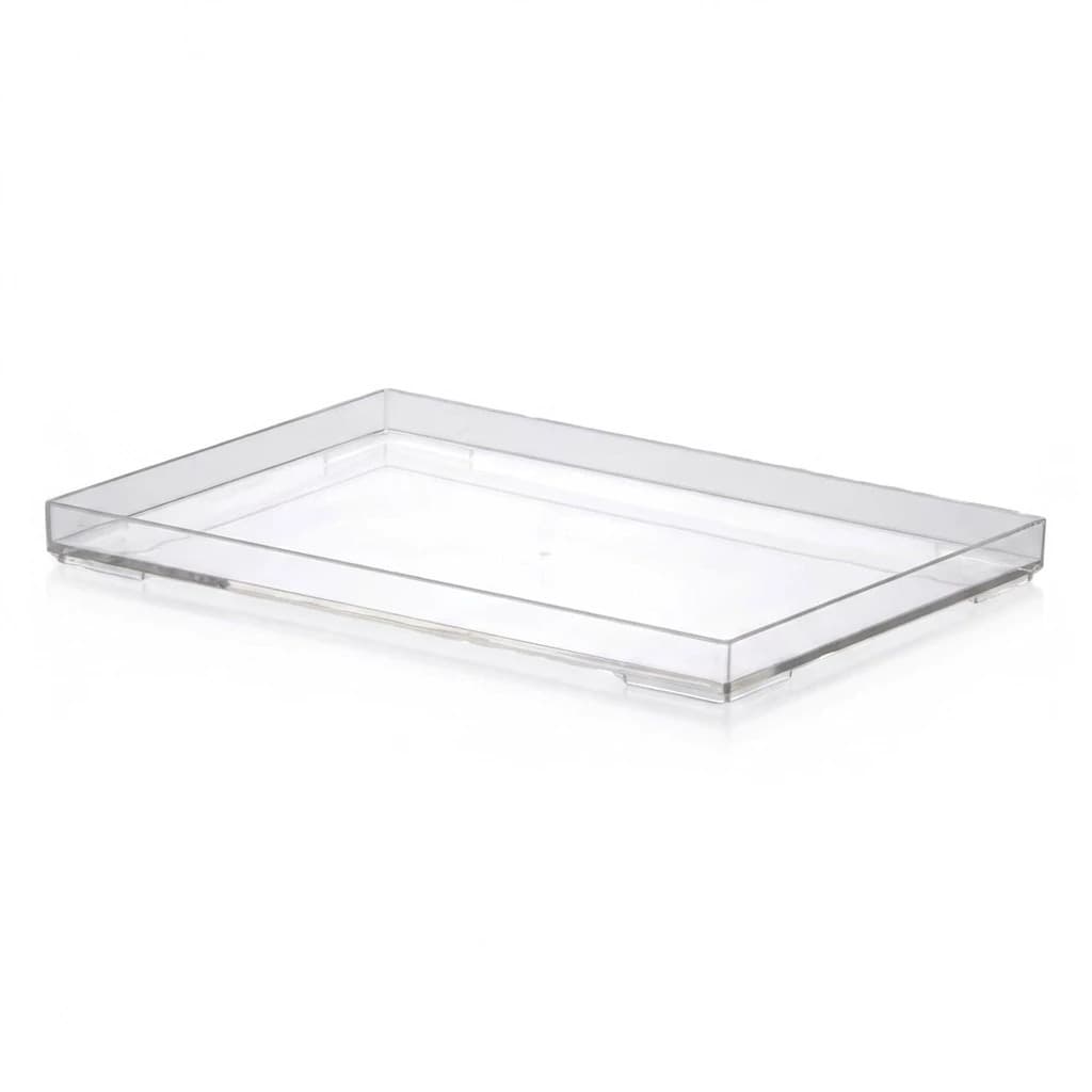 Bandeja Acrílico Organizador Decorativo Transparente
