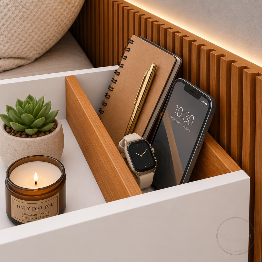 Mesa Lateral Charme Pés Palito Retrô Nicho Organizador Diversas Cores