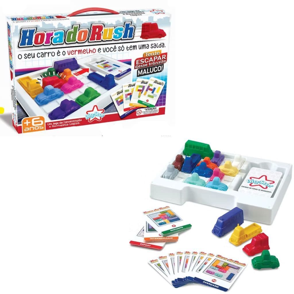 Hora Do Rush Jogo Educativo Infantil Desafio Lógico 57 Peças