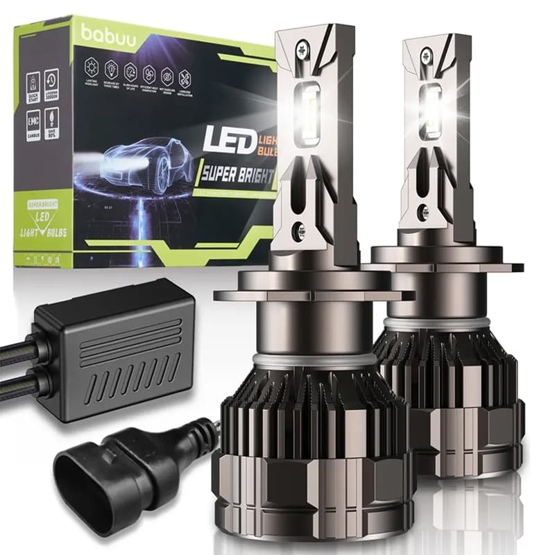 Pair 40000LM 300W LED Car Headlight Bulbs High Brightness For H4 H7 H8 H9 H11 9005 9006 6500K