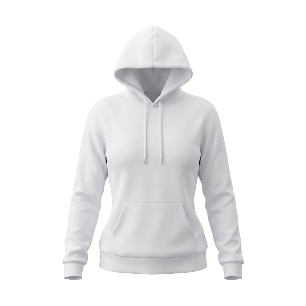 Moletom Feminino Premium Liso Com Capuz E Bolso Canguru Confortavel Quentinho Flanelado