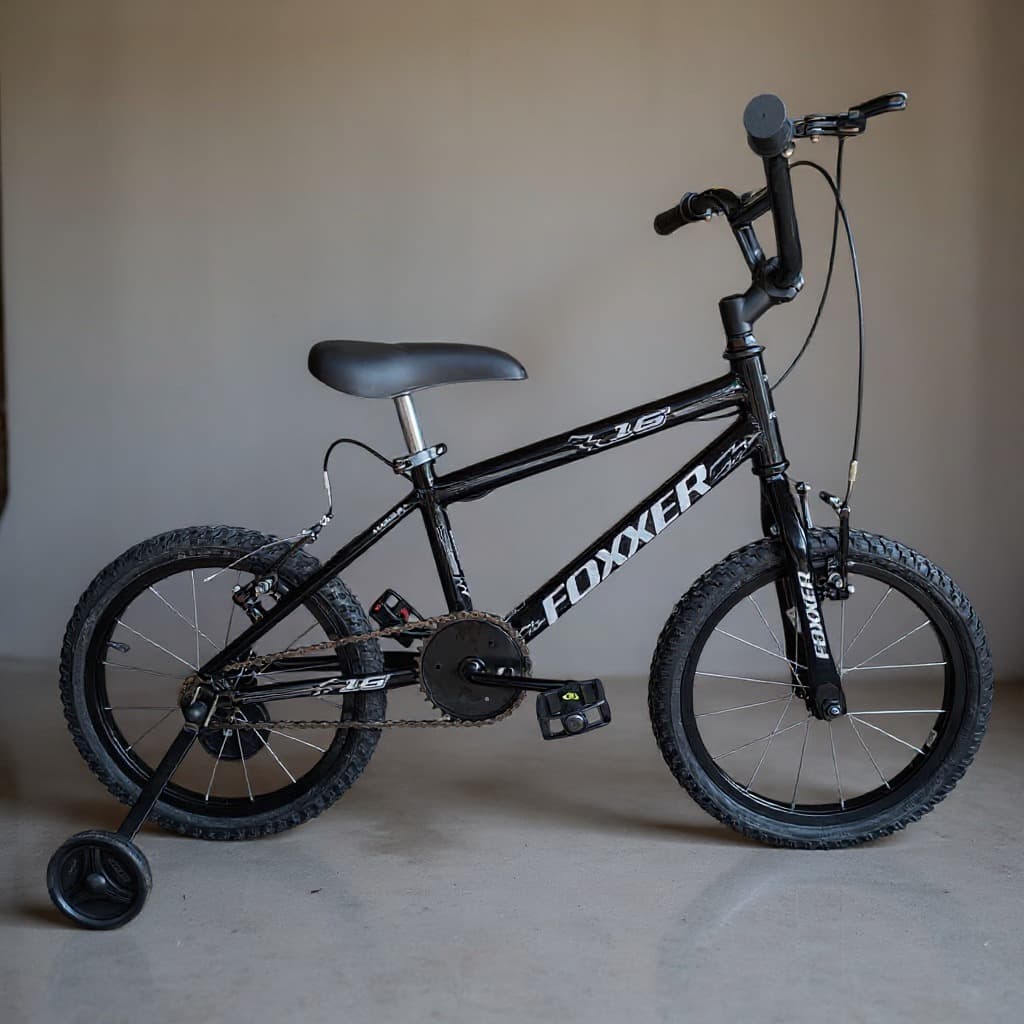 BICICLETA ARO 16 FOXXER CROSS BMX QUADRO ALUMINIO DE 4 A 8 ANOS