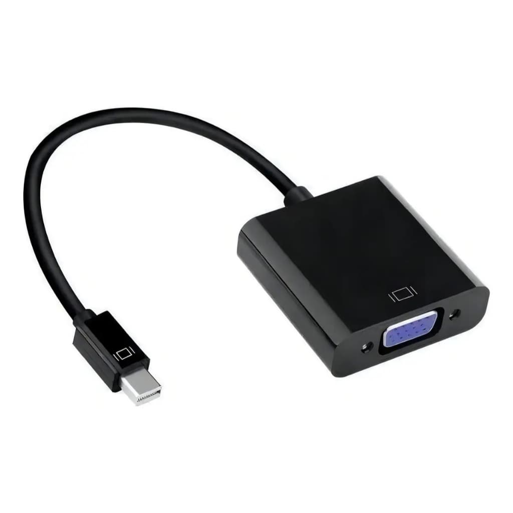 Cabo adaptador Entrada Mini DP e Saída VGA