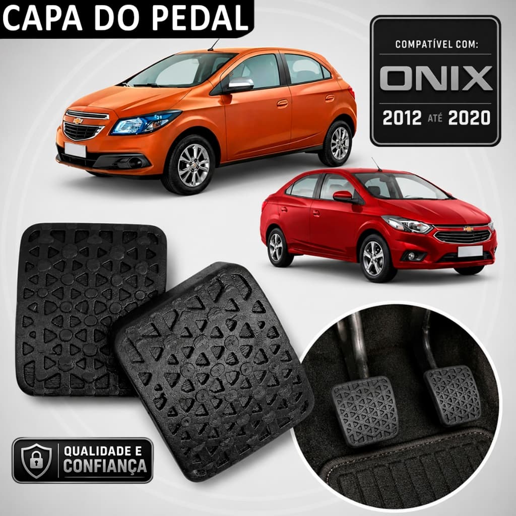 Capa Pedal Freio Embreagem Onix 2012 a 2020