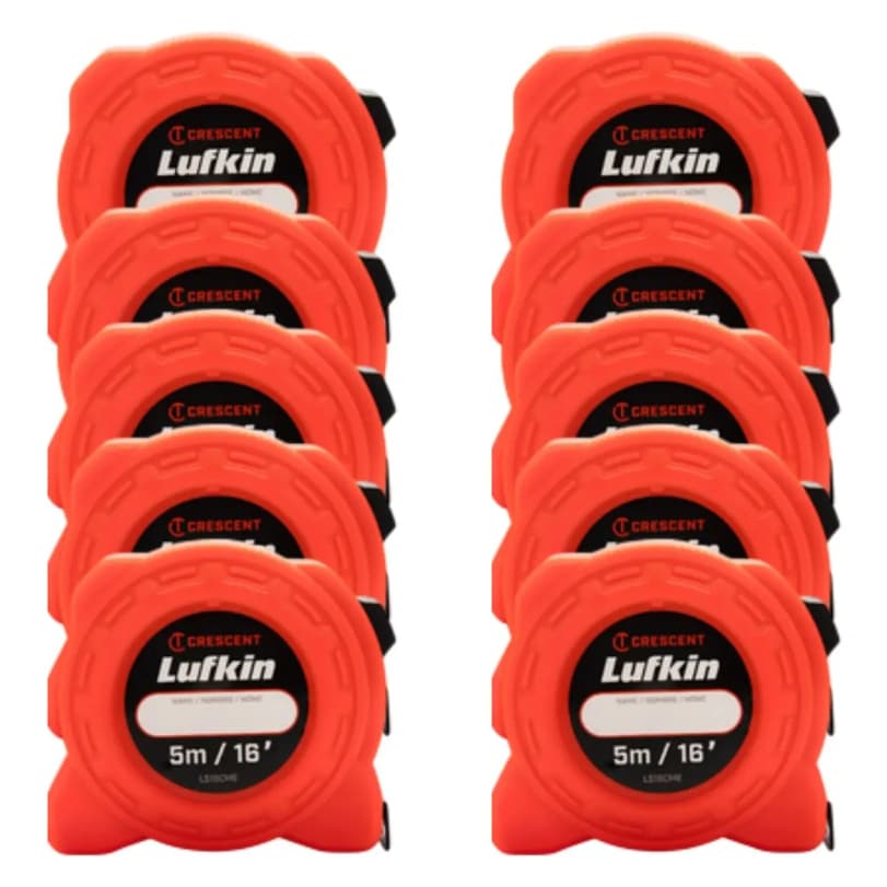 Trena 5 metros Lufkin Kit com 10 unidades Resistente