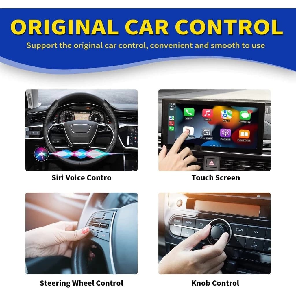 Carplay Sem Fio E Adaptador Automático Android Construído Netflix YouTube Cartão Support TF Card Play