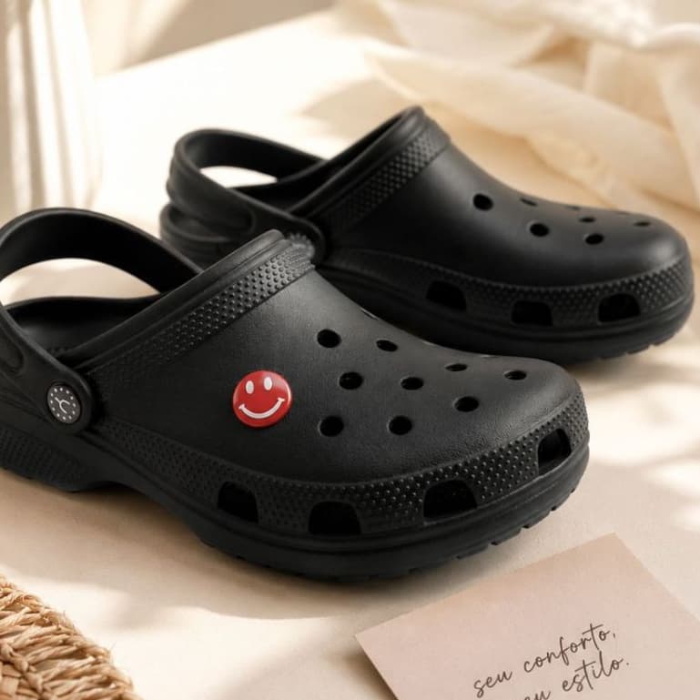 Chinelo Babuche Básico Feminino de EVA com Acessórios, leve, confortável e antiderrapante