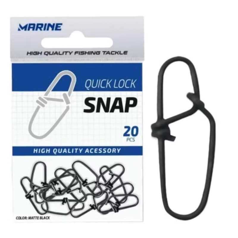 Snap Quick Lock 20 Unidades - Engate Rápido / Marine Sports / Tamanhos 0,1,2 e 3