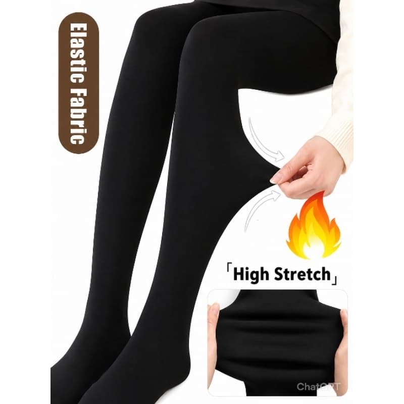 Meia Calça Grossa Fio 80 Térmica De Inverno Flanelada Feminina pro frio