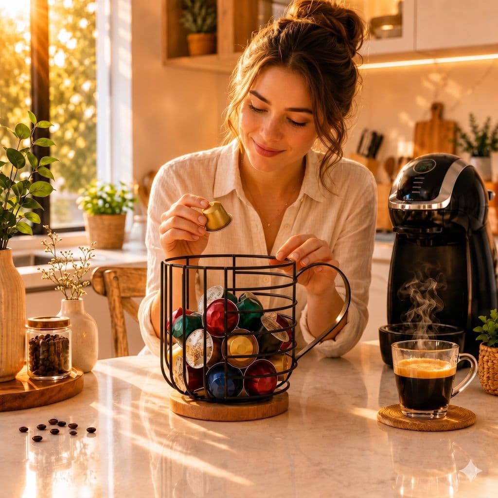 Suporte até 20 Cápsulas De Café Expresso Três Corações Dolce Gusto Aramado Cantinho do Café