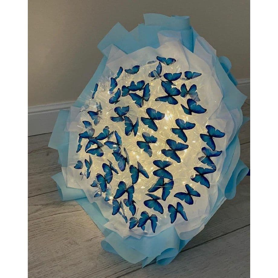 🦋 Buquê com 30 Borboletas e Luz LED | Presente Criativo, Romântico e Decorativo