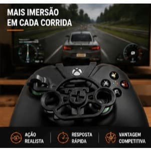 Volante para Controle Xbox Series X|S e Xbox One Acessório Simulador de Corrida Impresso em 3D