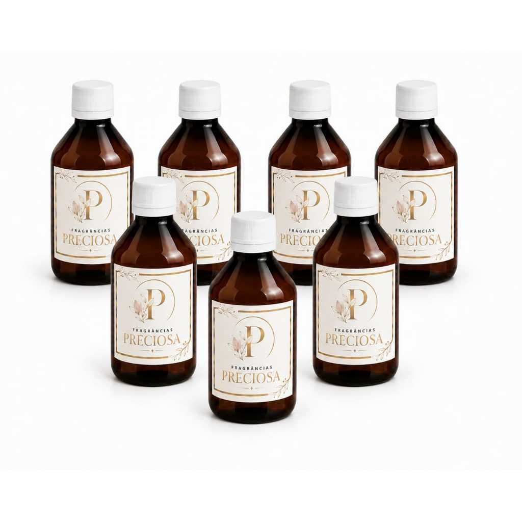 Kit 7 Essências Aromáticas Lipossolúveis 100ml cada - Para Velas, Sabonetes, Difusores - Mais de 250 Opções!