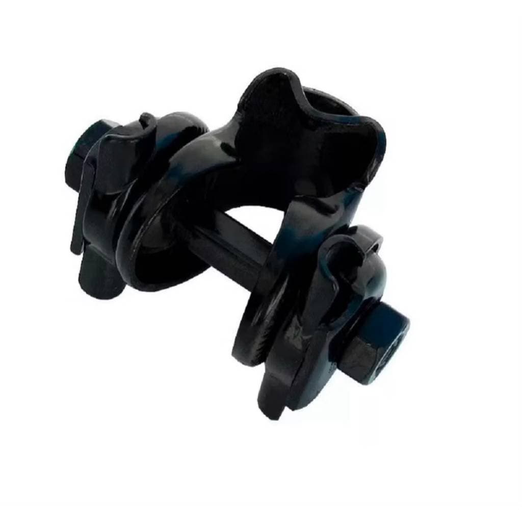Carrinho Castanha De Selim Reforçado Cor Preto 22mm estrutura reforçada