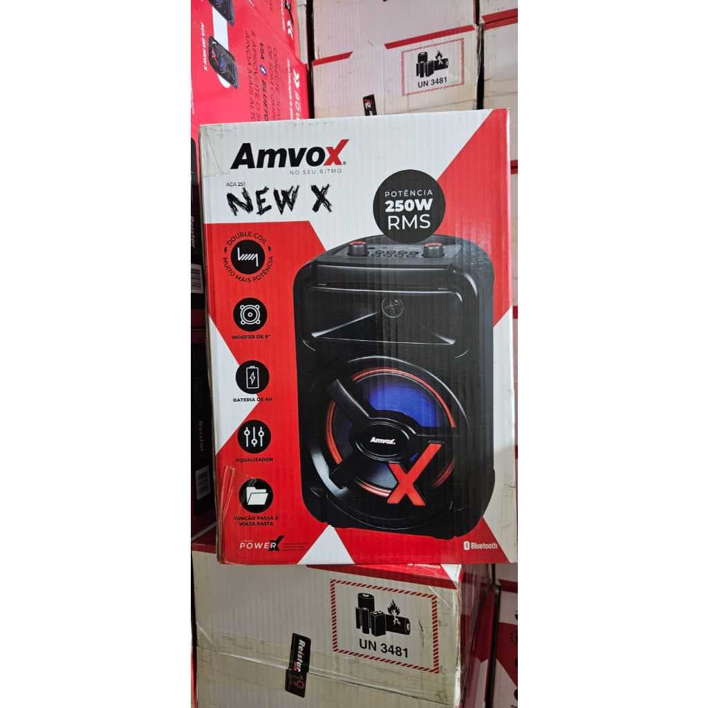 caixa de som aca 251 amvox