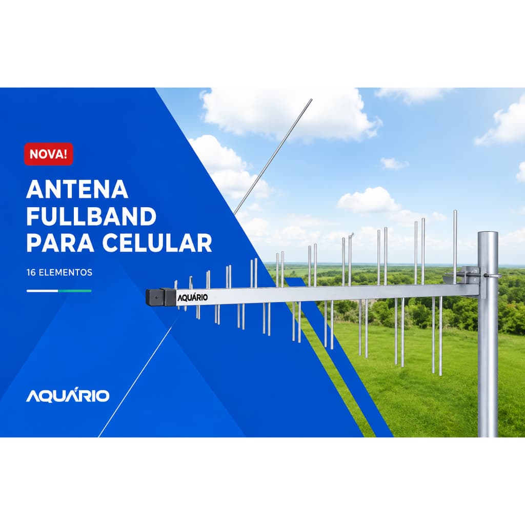 ANTENA CELULAR EXTERNA FULLBAND AQUARIO CF-7000 4G 3G 2G LTE