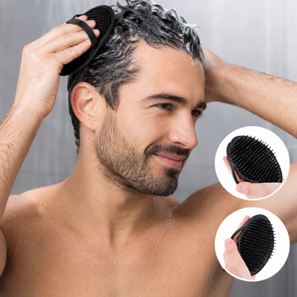 Pente Masculino Cabelo Curto Escova Pente Oval Pata Masculino de Bolso Cabelo Barba