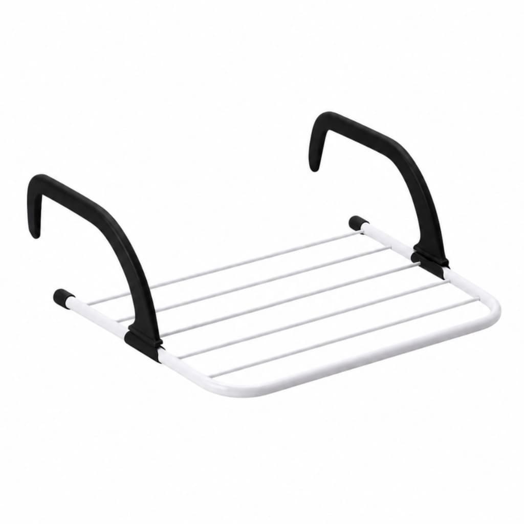 Varal Portátil Branco De Ferro Para Apartamento Casa Varanda De Roupa Retrátil Para Parede Pet Util