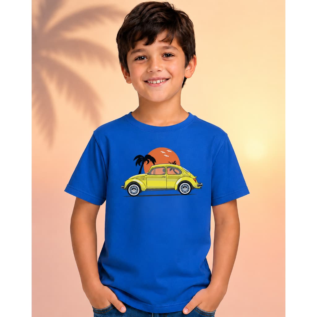 Camiseta Infantil Fusca Volkswagen 100% Algodão