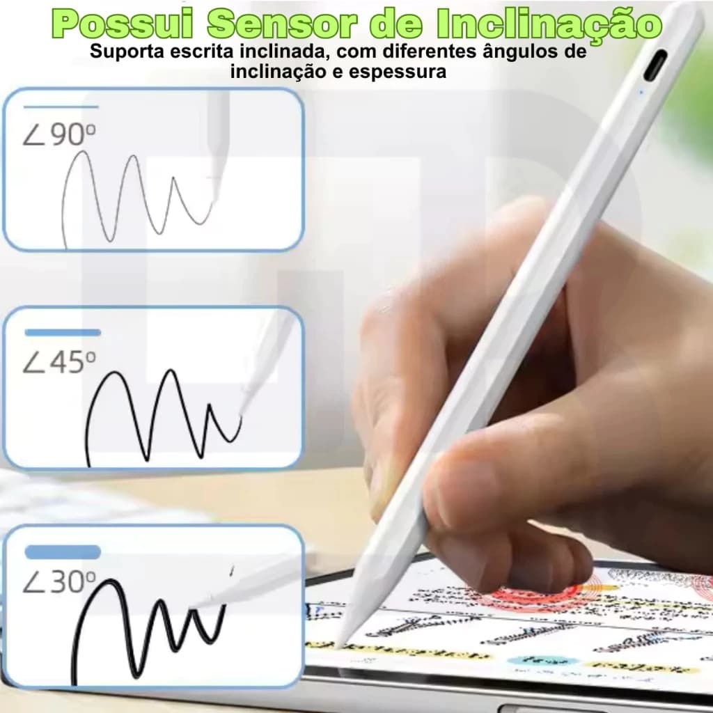 Caneta Stylus Ativa PEI-LP05 da Peining com Tecnologia Palm Rejection – Compatível Universal