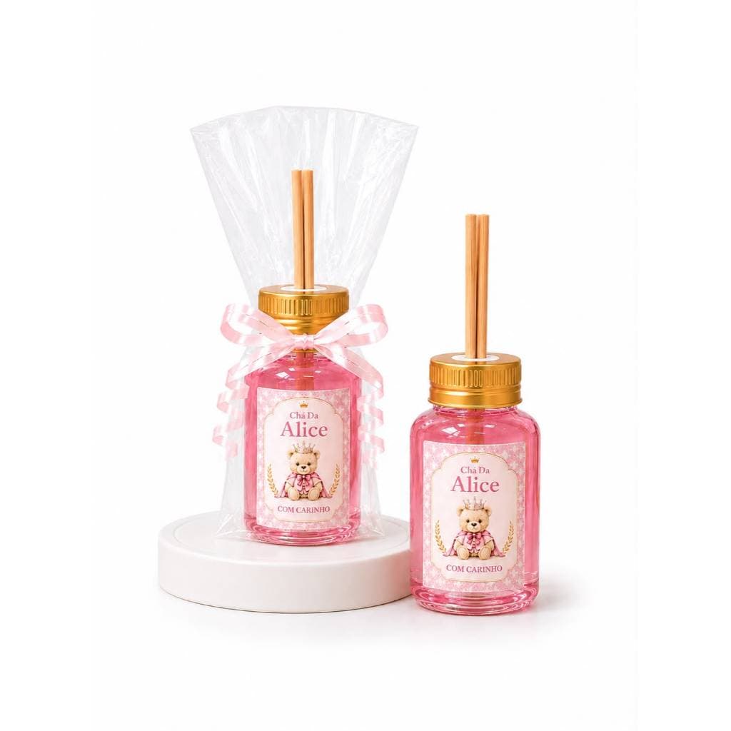 50 Lembrancinha Personalizadas Mini Aromatizador de Ambiente Chá de bebe Casamento Aniversário festa