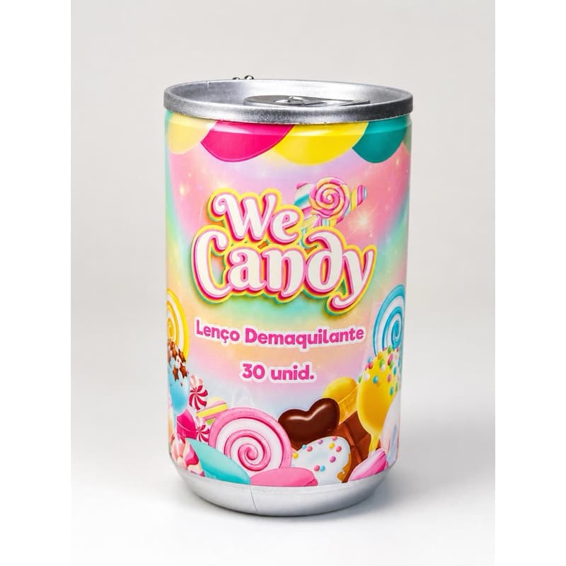 Demaquilante We Candy Removedor de Maquiagem Facial 30 unid.