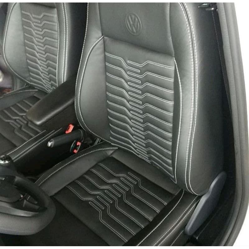 Capa De Banco De Couro Ecológico Sobmedida Volkswagen Gol Voyage G5 G6 G7 G8