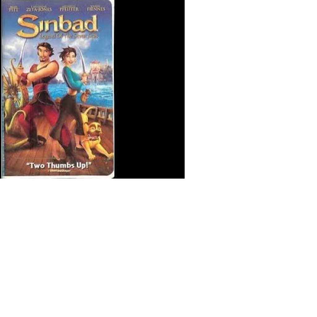 vhs sinbad  original lacrado dublado