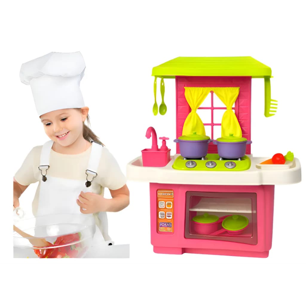 Cozinha Infantil Portatil Brinquedo Educativo Fogao Pia Forno Brinquedo Criativo Infantil