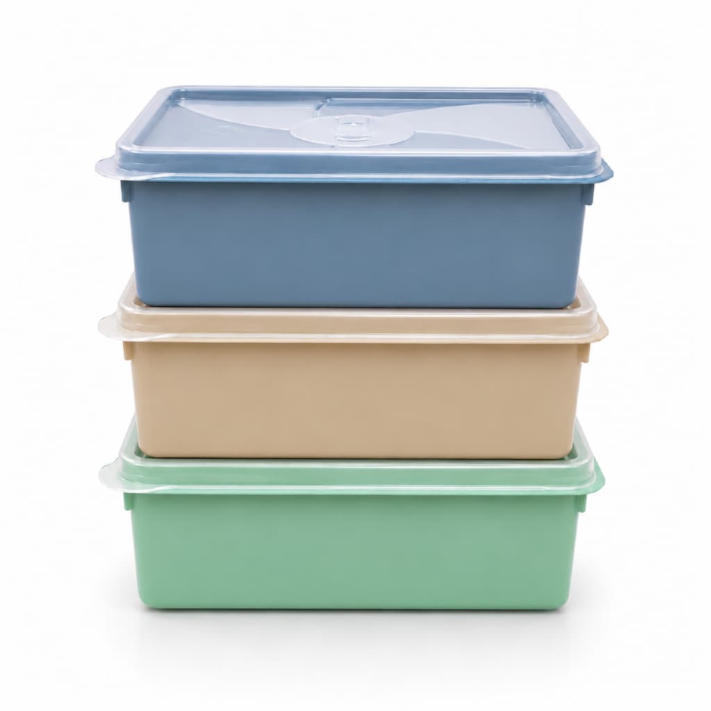 Kit Potes 500ml Plástico Resistente Marmitas Microondas Freezer Hermético