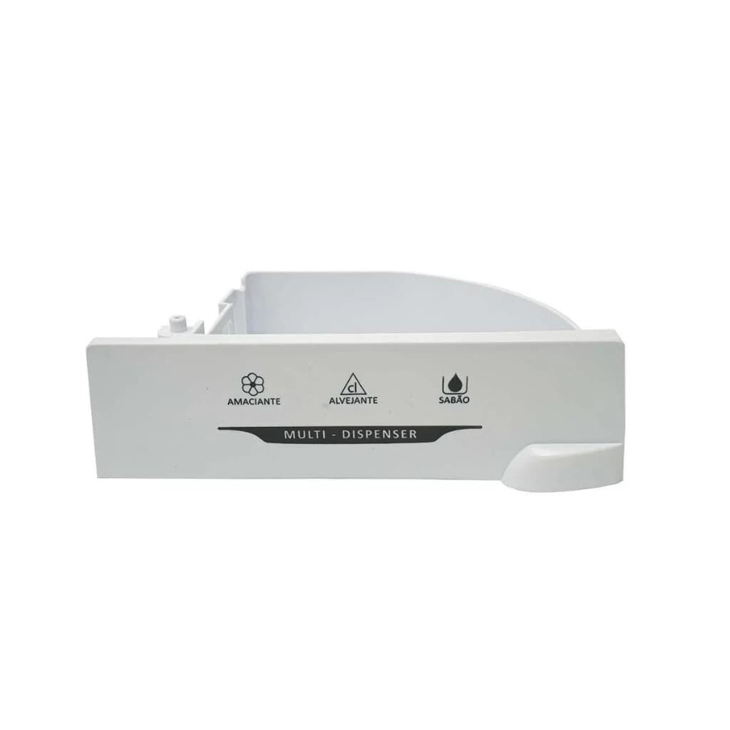 GAVETA PUXADOR DISPENSER LAVADORA DE ROUPAS, COLORMAQ LCA15 ORIGINAL. PEÇA NOVA