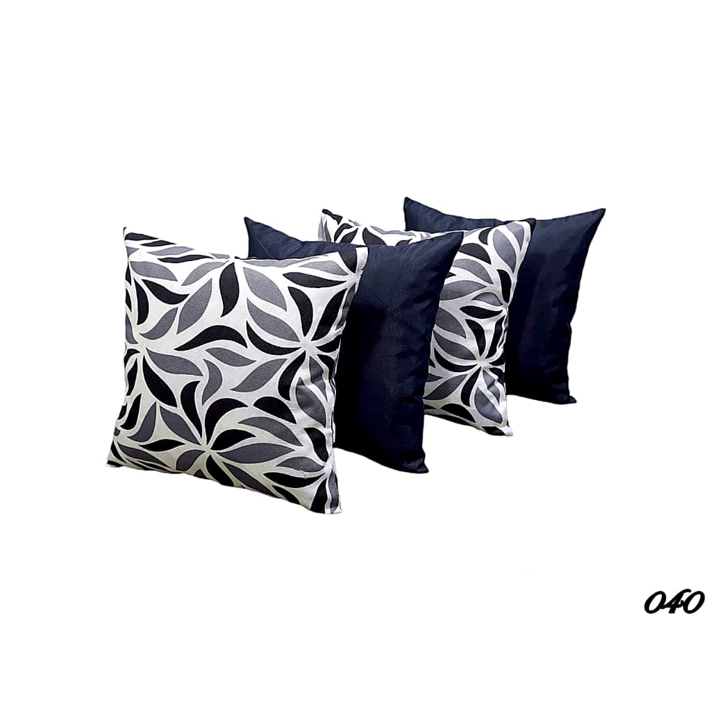 Kit 4 Capas De Almofada 45x45 Decorativa Zíper Invisível Para Sofá Sala Quarto Barato