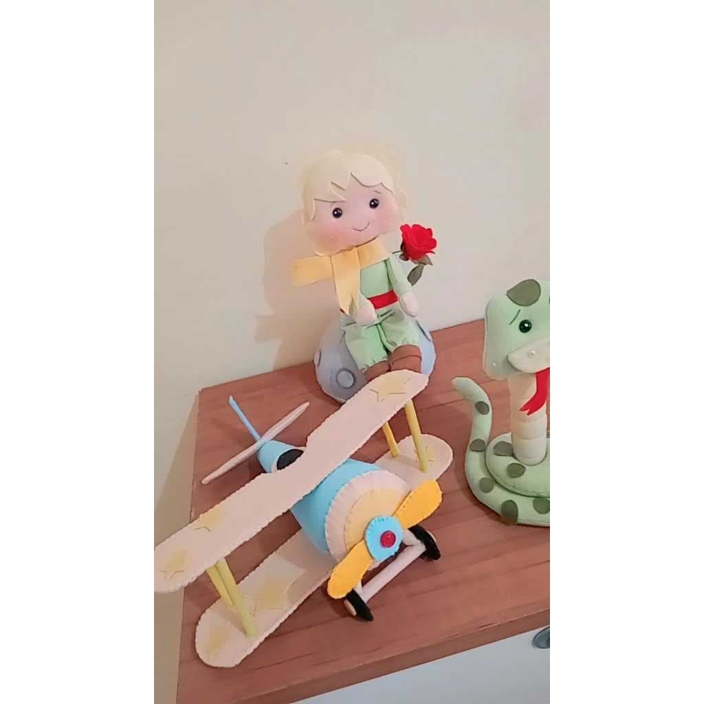 Pequeno príncipe em feltro/Decoração Festa Infantil | Personalizado Artesanal