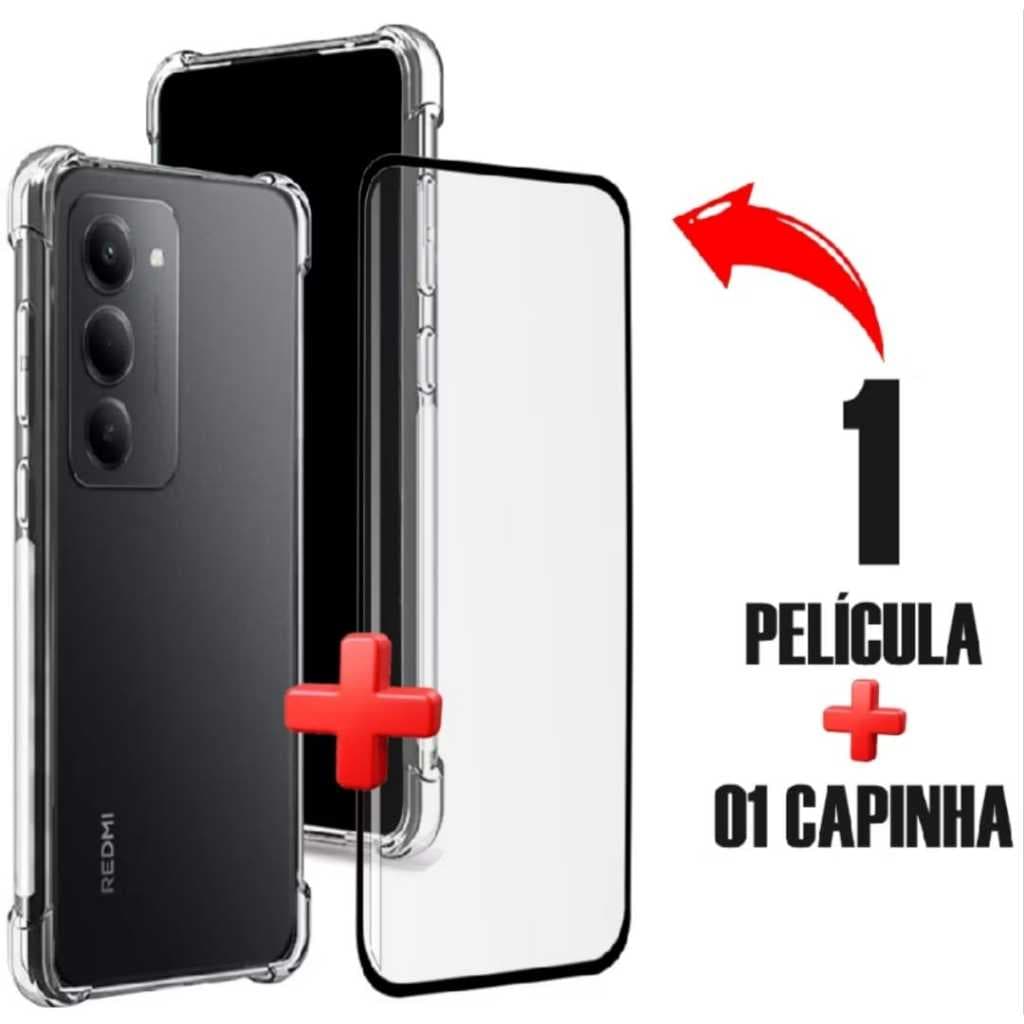 Película  de Cerâmica 9D para Xiaomi Redmi 15 - Câmera Inteira - Capinha Anti Impacto