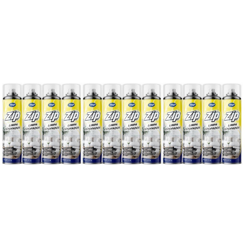 Kit Promoção 12 unidades Zip Clean Limpa Estofados 300ml