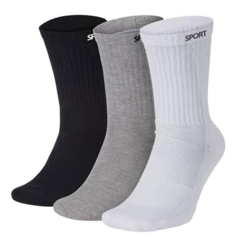 Meia 100% Algodão Premium Cano Longo Masculino - Conforto