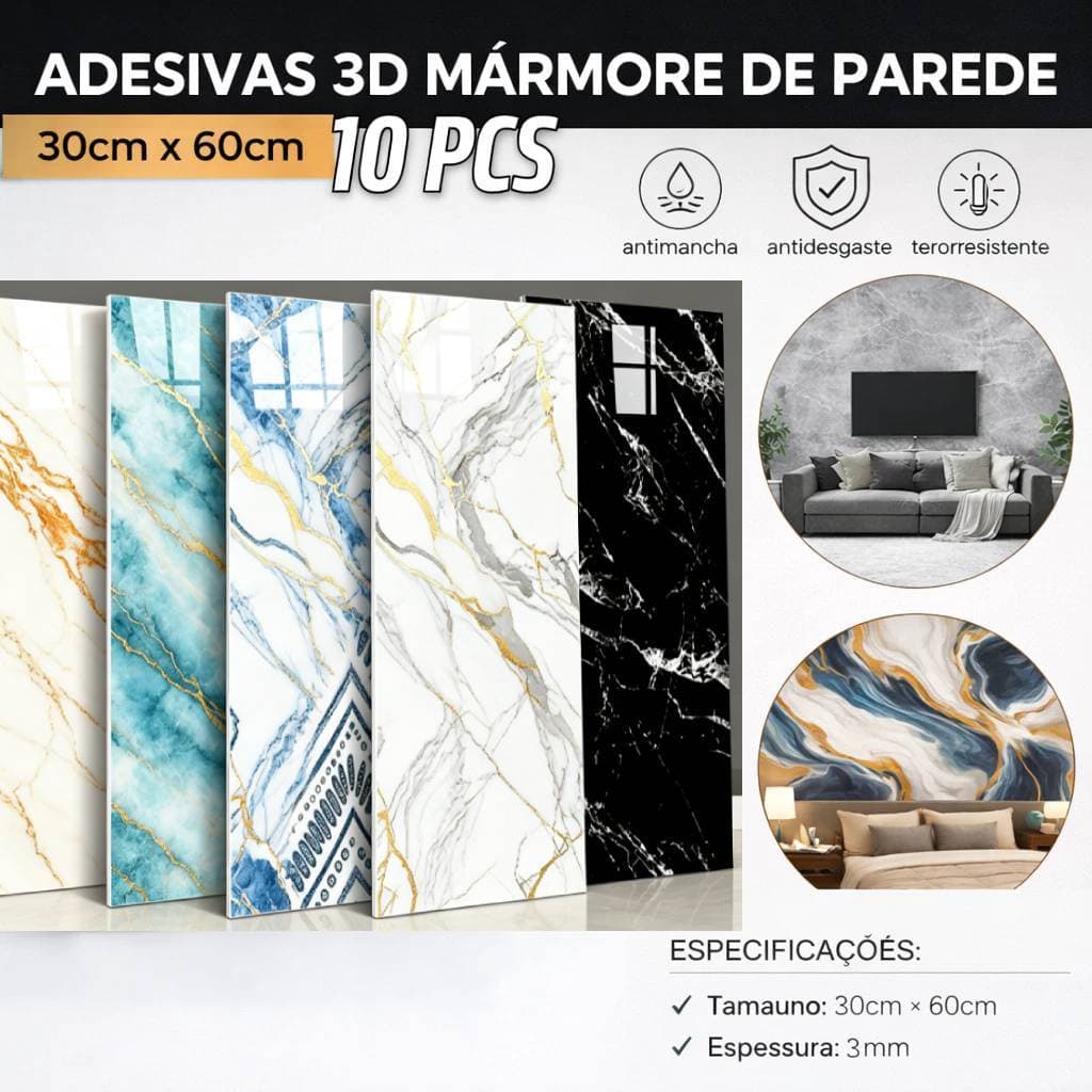 Adesivos De Parede Autoadesivos Com Estampa De MáRmore LaváVeis ​​E à Prova D'áGua