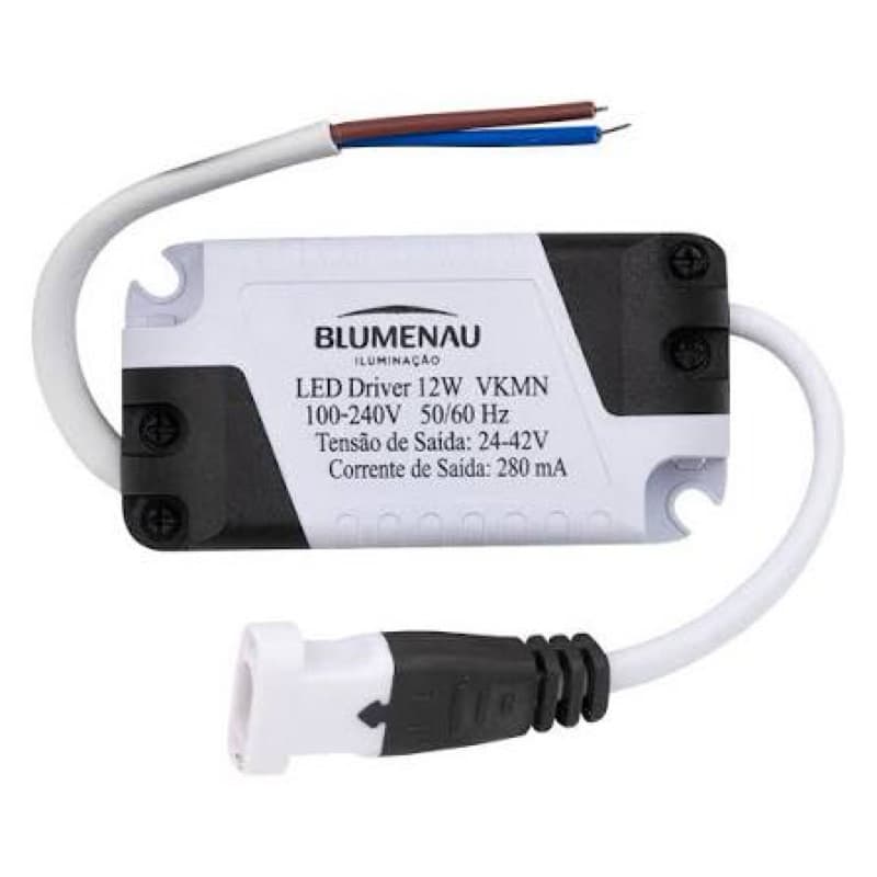 Driver Para Painel LED 12W Blumenau Fonte Reator Bivolt 100-240V Reposição Original